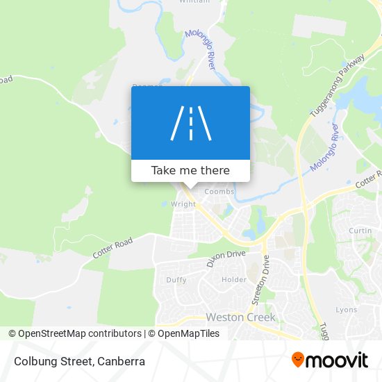 Colbung Street map