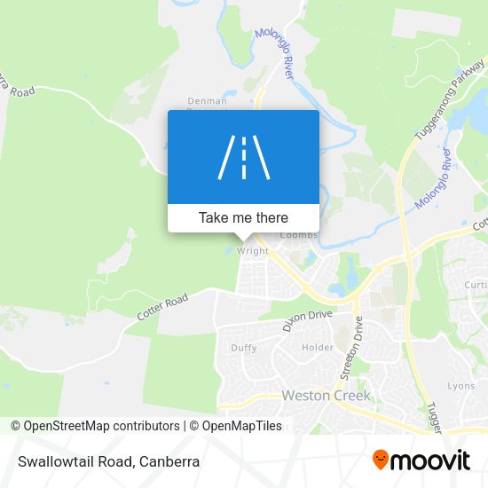 Swallowtail Road map
