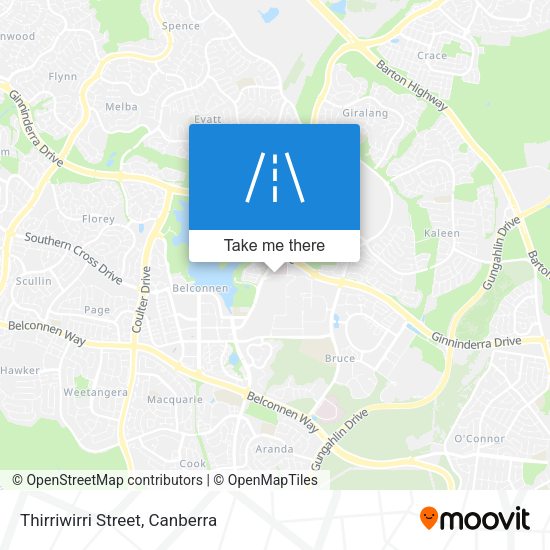 Thirriwirri Street map