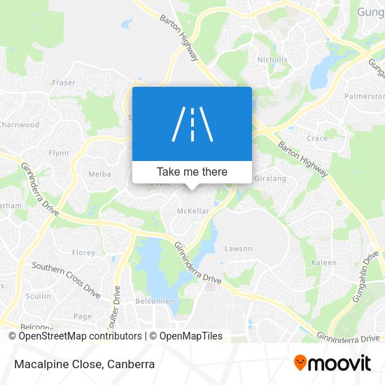 Macalpine Close map
