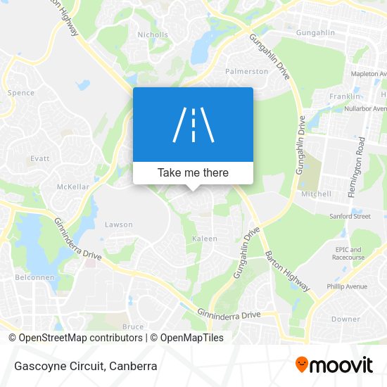 Gascoyne Circuit map