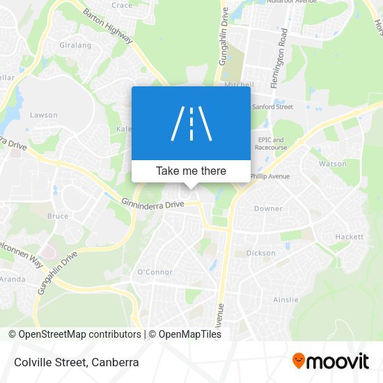 Colville Street map