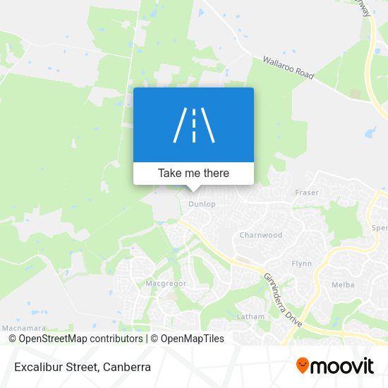 Excalibur Street map