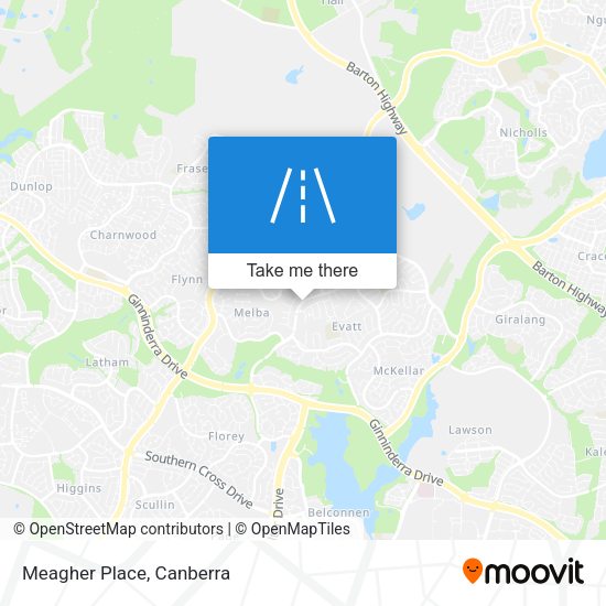 Meagher Place map