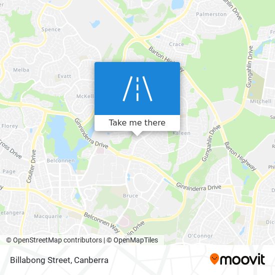 Billabong Street map