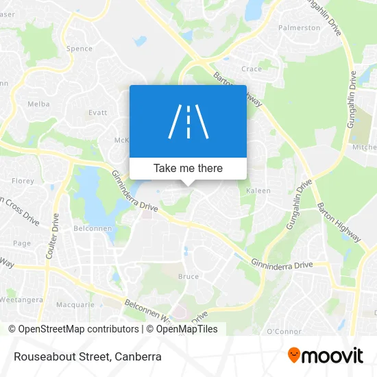 Mapa Rouseabout Street