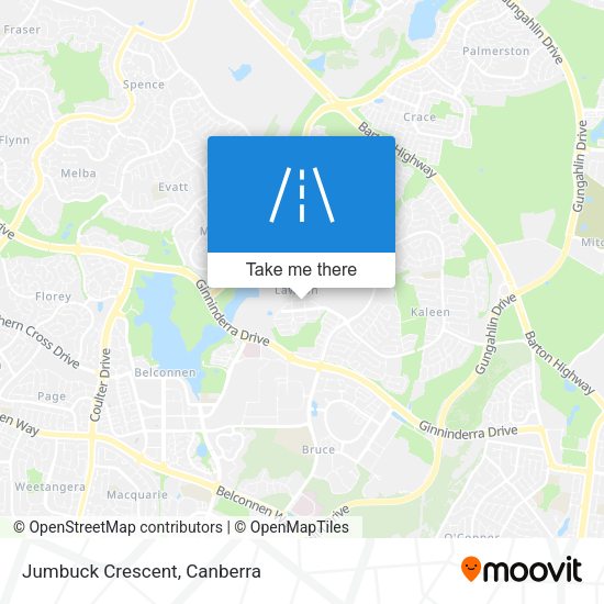 Jumbuck Crescent map