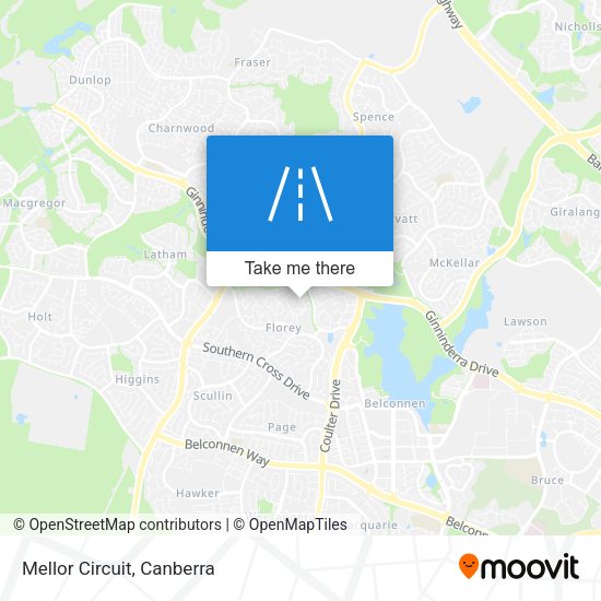 Mellor Circuit map