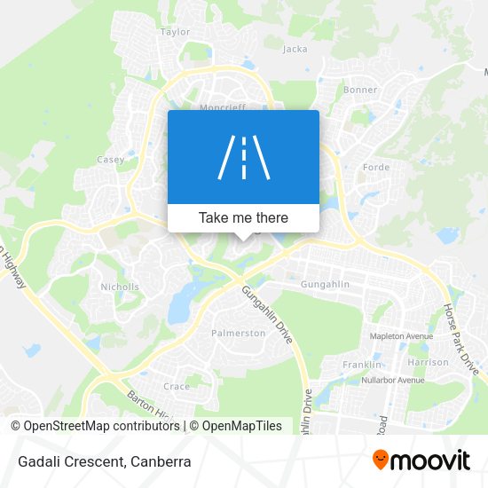 Gadali Crescent map