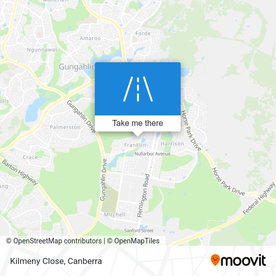 Kilmeny Close map