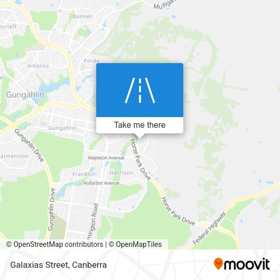 Galaxias Street map