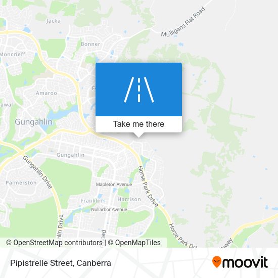 Pipistrelle Street map