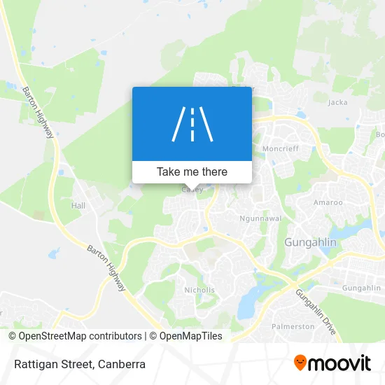 Mapa Rattigan Street