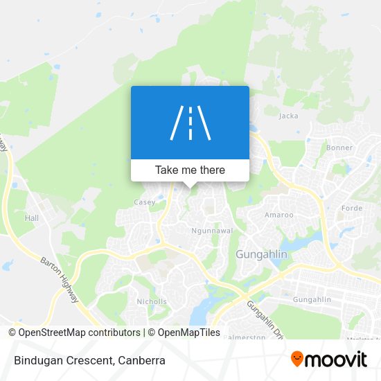 Bindugan Crescent map