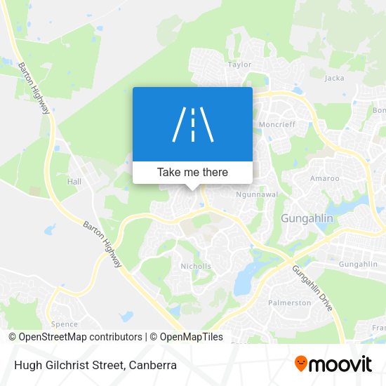 Hugh Gilchrist Street map
