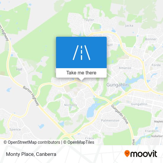 Monty Place map