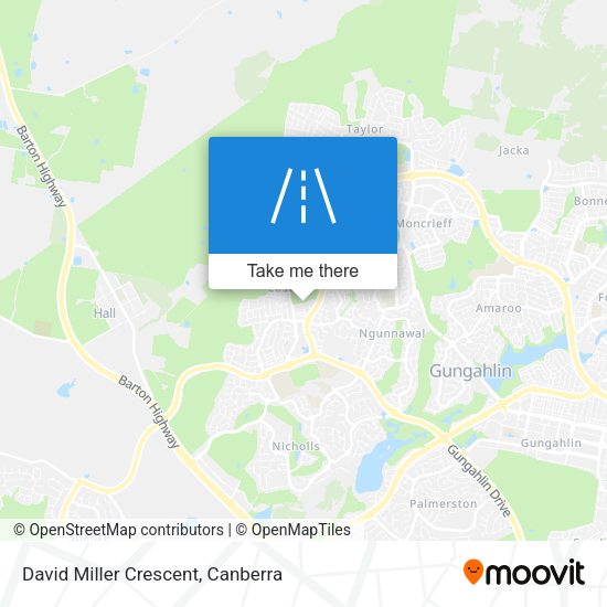 David Miller Crescent map