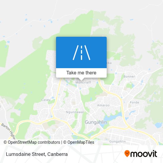 Lumsdaine Street map