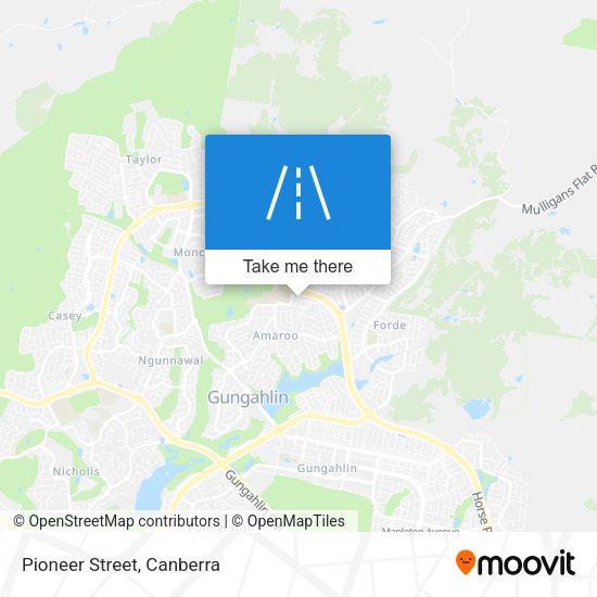 Pioneer Street map