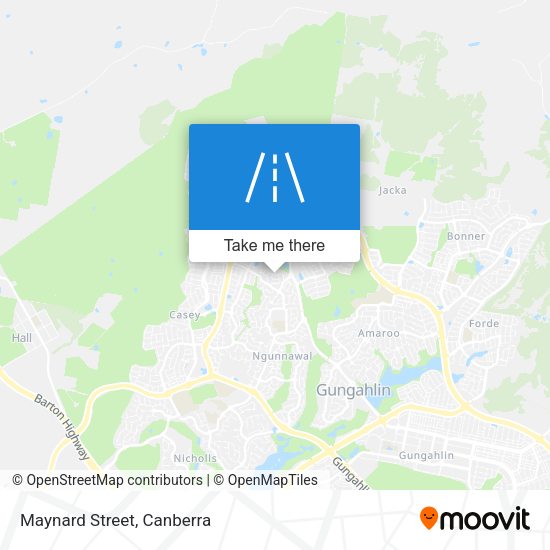 Maynard Street map