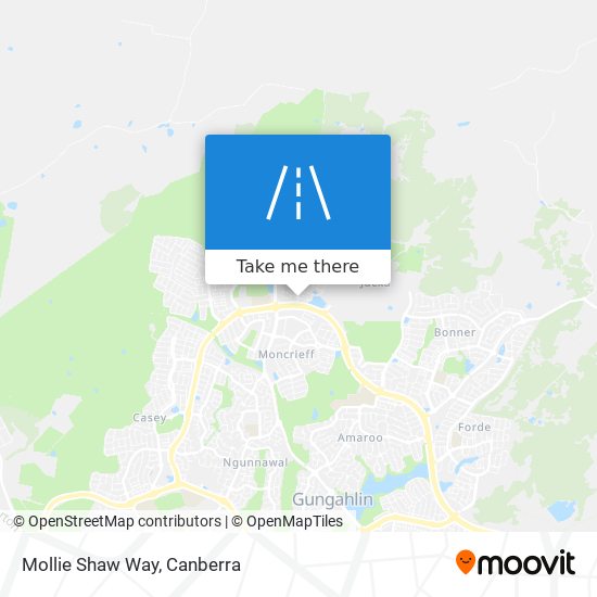 Mollie Shaw Way map