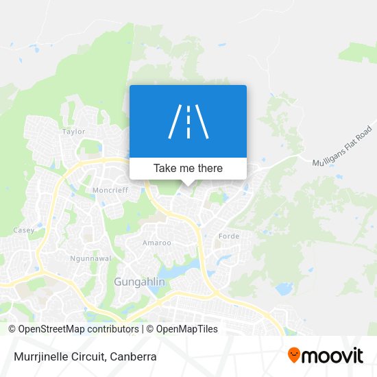 Murrjinelle Circuit map