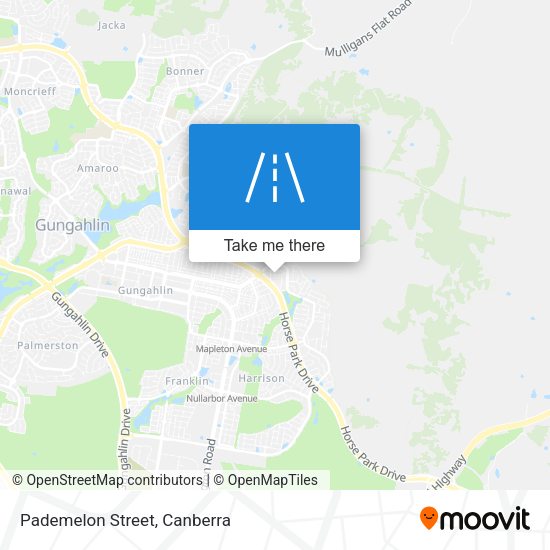 Pademelon Street map
