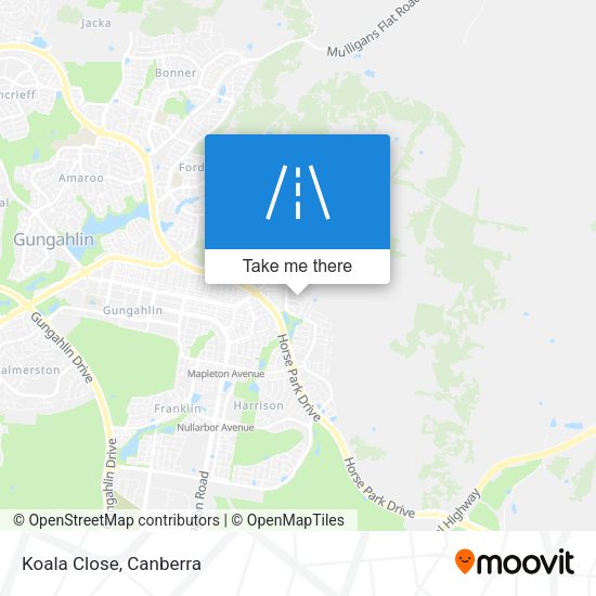 Koala Close map
