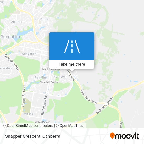 Snapper Crescent map