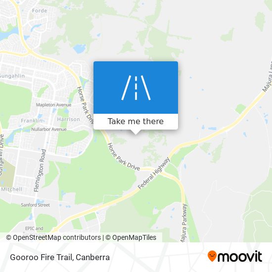 Gooroo Fire Trail map