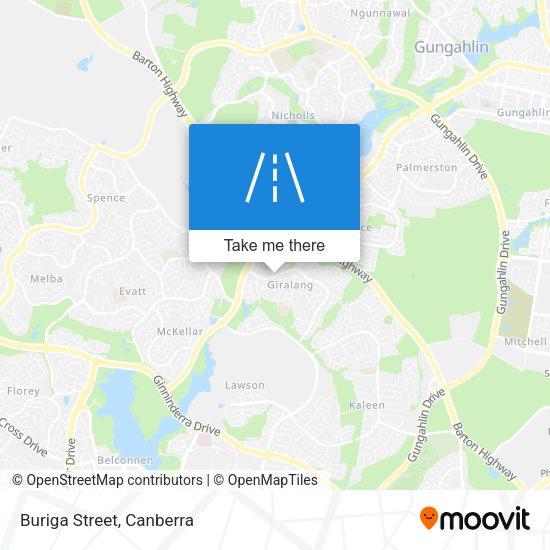 Buriga Street map