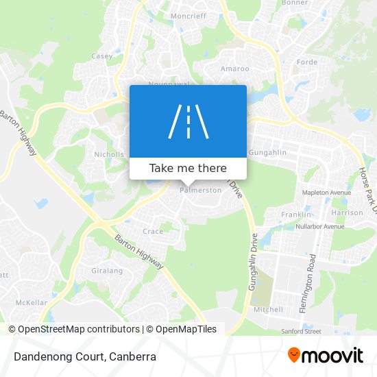 Dandenong Court map