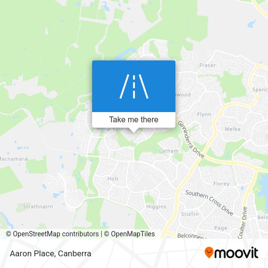 Aaron Place map