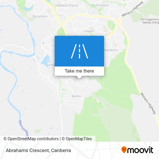 Abrahams Crescent map