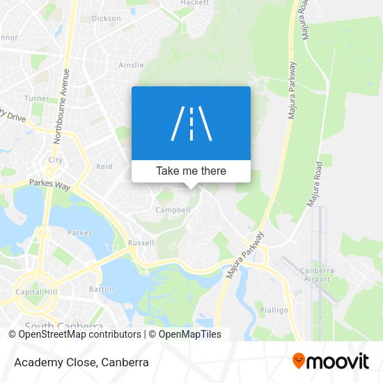 Academy Close map