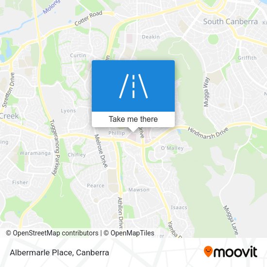 Albermarle Place map