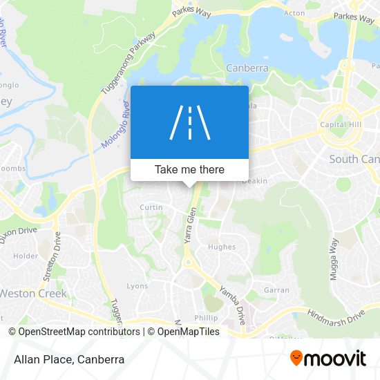 Allan Place map