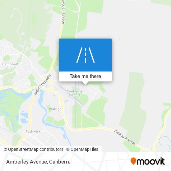 Amberley Avenue map