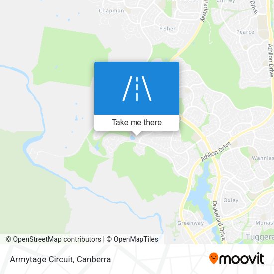 Armytage Circuit map