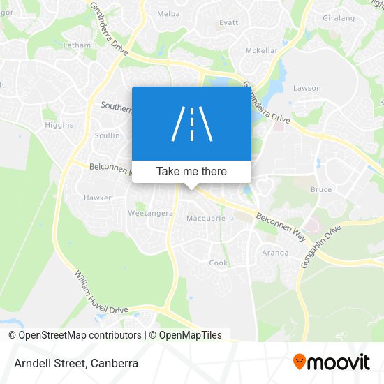 Arndell Street map