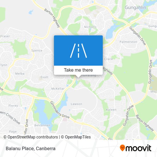 Balanu Place map