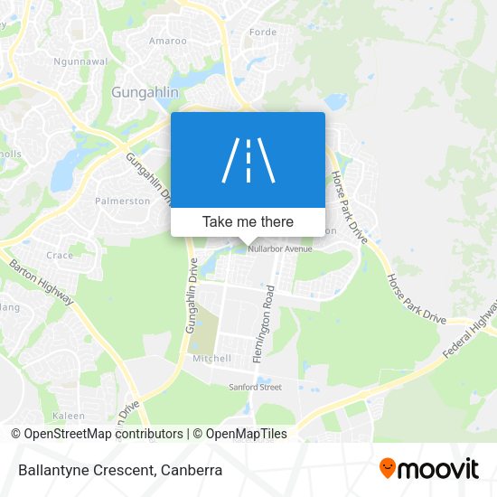 Ballantyne Crescent map