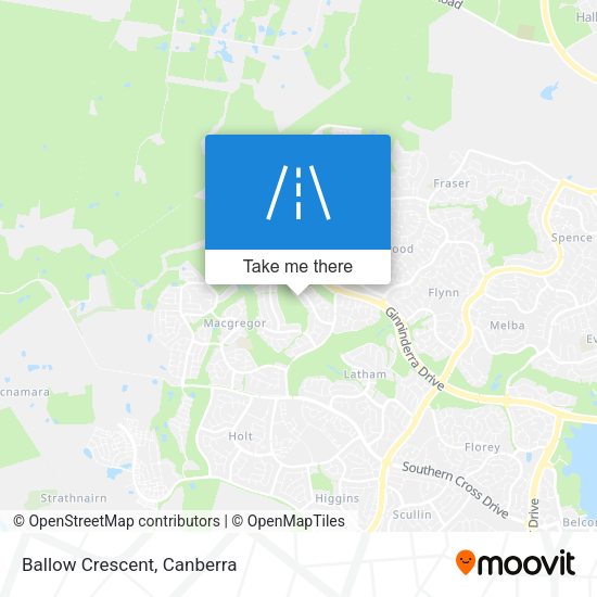 Ballow Crescent map
