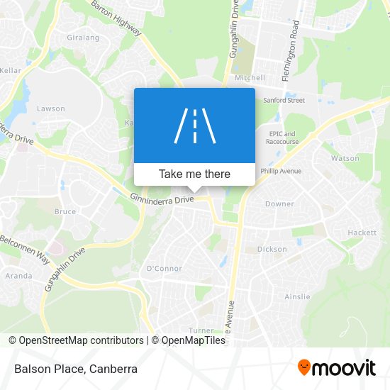 Balson Place map