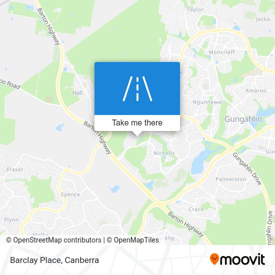 Barclay Place map