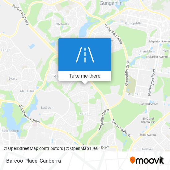 Barcoo Place map