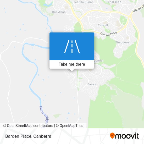 Barden Place map