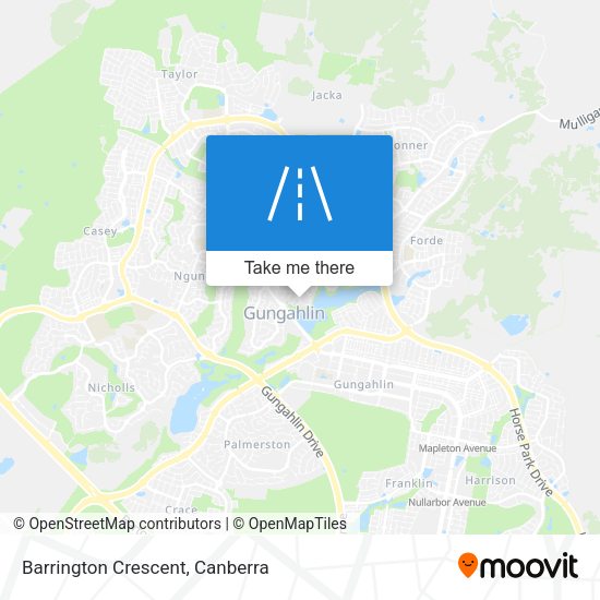 Barrington Crescent map