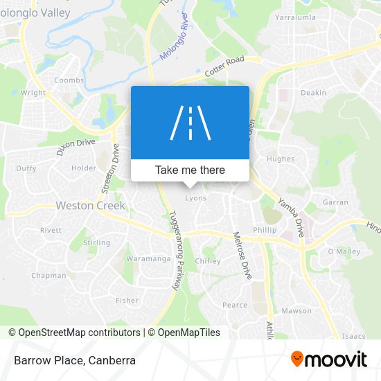 Barrow Place map