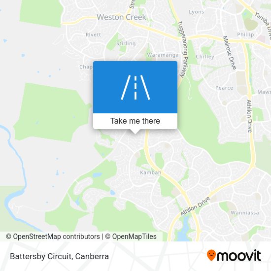 Battersby Circuit map